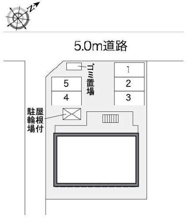 レオパレスレユール大和の地図
