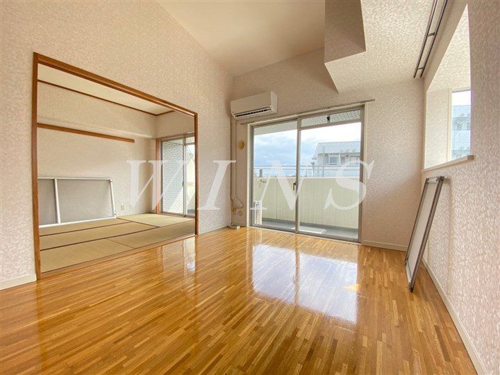 神奈川県川崎市多摩区中野島4(マンション)の賃貸物件の居間