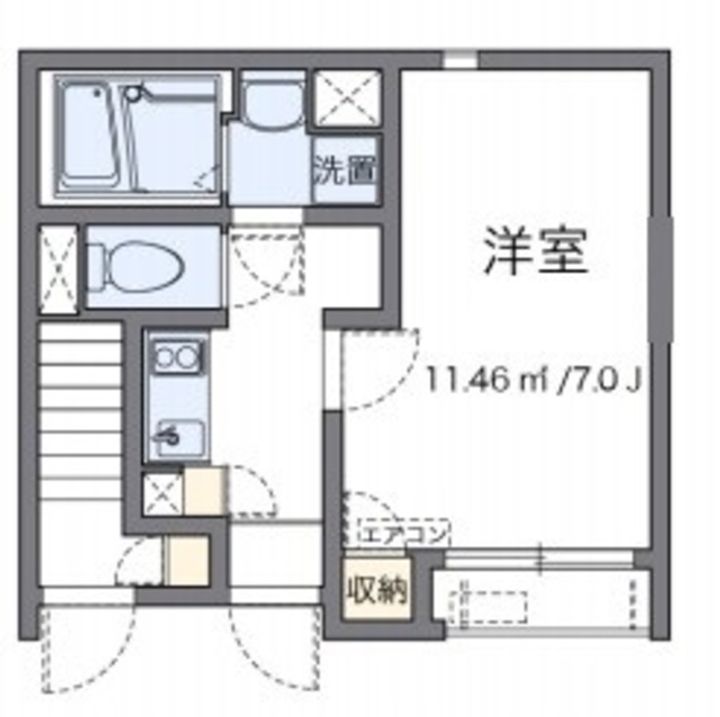 クレイノアクアパレスの間取り