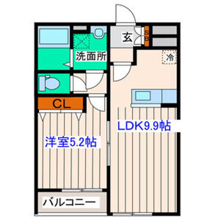 フローラ ハイムの間取り