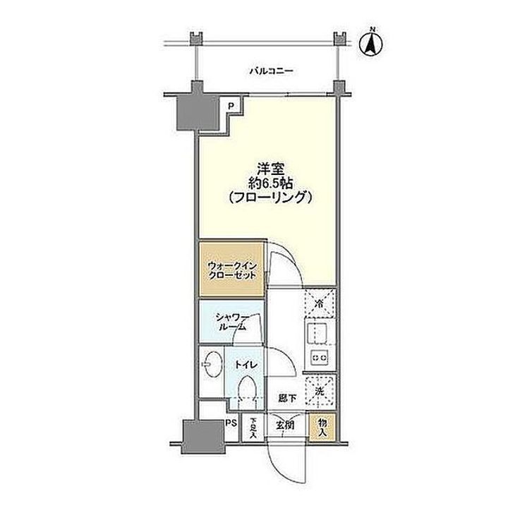 東京都新宿区山吹町(マンション)の賃貸物件の間取り