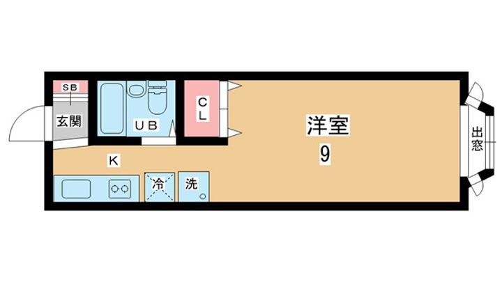 大阪府豊中市本町4(アパート)の賃貸物件の間取り