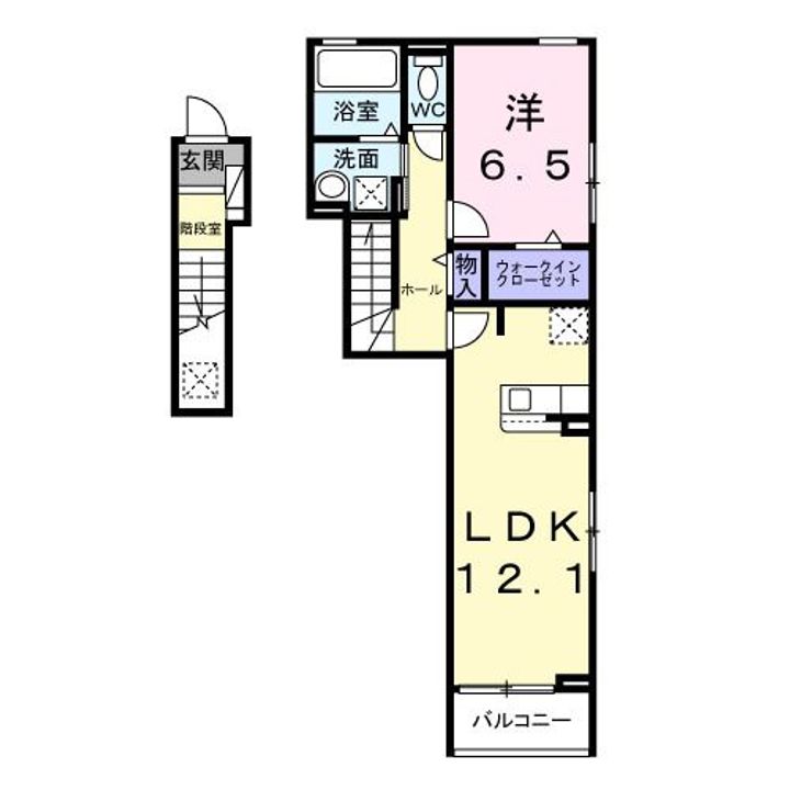 アルバ 涼の間取り