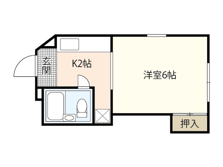 コーポ藤土の間取り