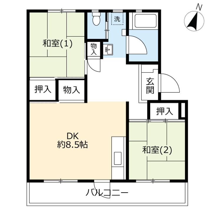 UR善行の間取り