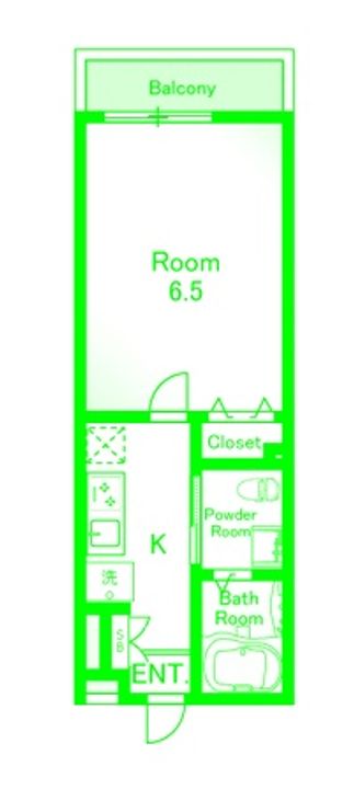 MQuarto三ツ境の間取り