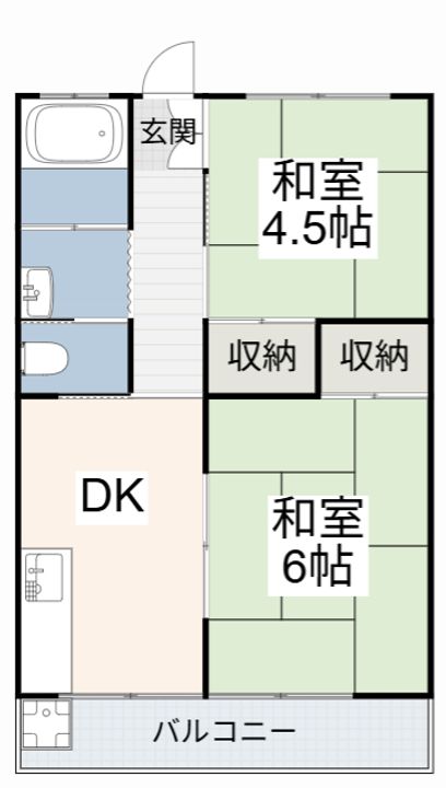 石川荘の間取り
