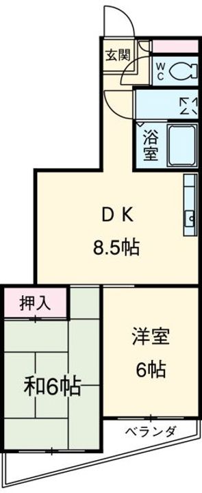 ブルーグレース八景の間取り