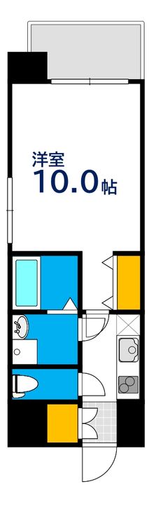 フジタワーマンションの間取り