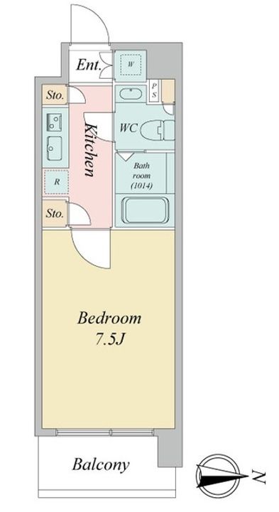 東京都江東区平野3(マンション)の賃貸物件の間取り