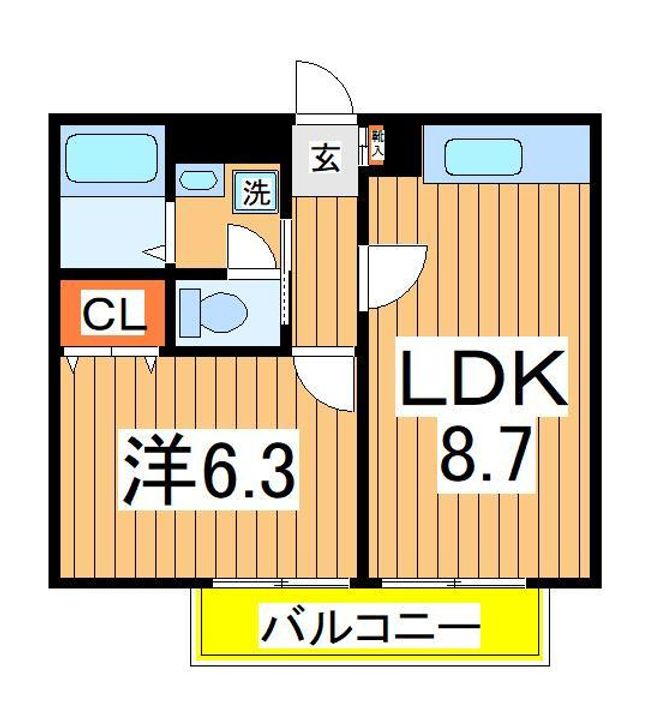アムール Cageの間取り