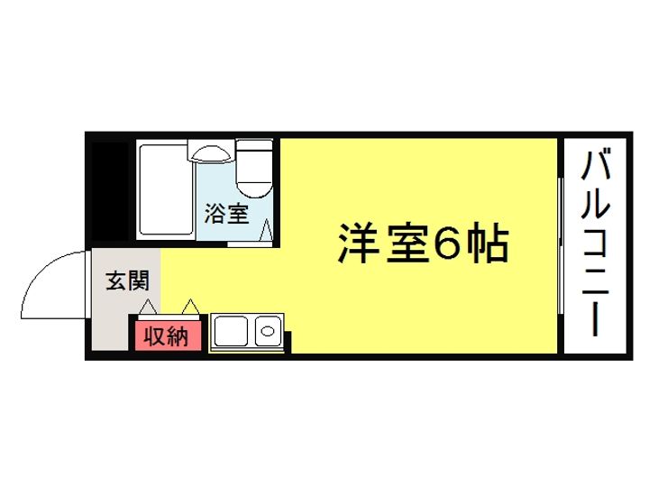 大阪府堺市堺区中向陽町1(マンション)の賃貸物件の間取り