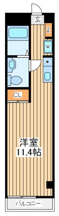 デザイナーズハウス燦の間取り