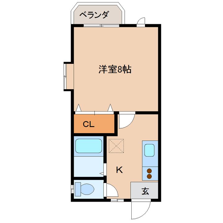 タウンハイツぽぷらの間取り