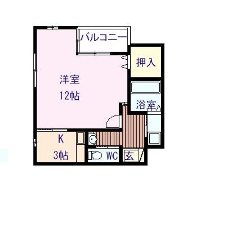 コンフォート中徳島の間取り