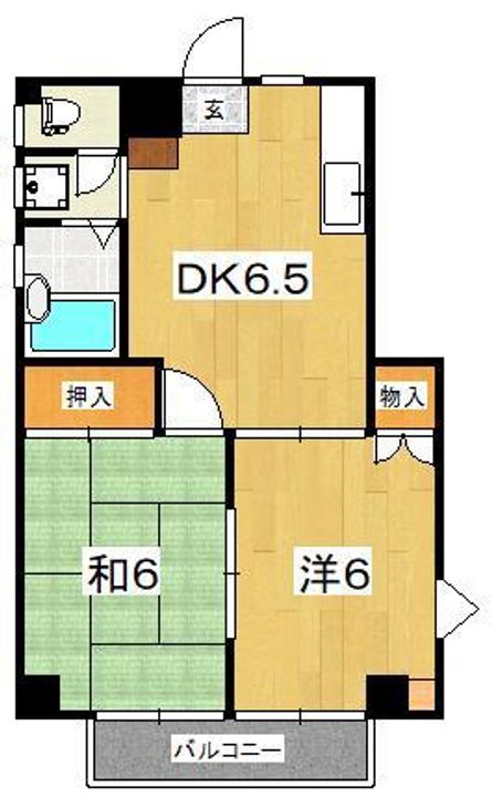 山田ハイツ(久野)の間取り