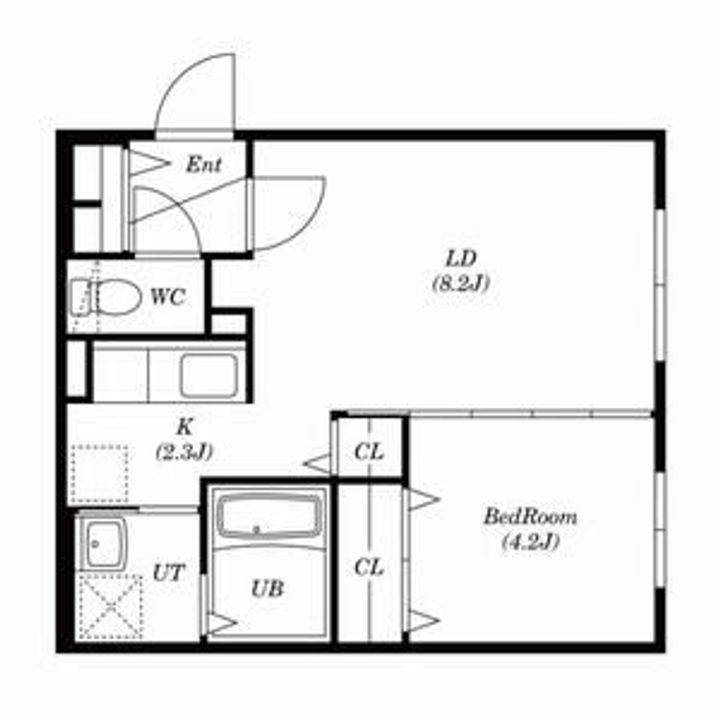シティアヴェニュー発寒の間取り