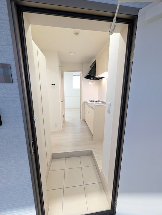 ヒューマンパレス吉川の玄関