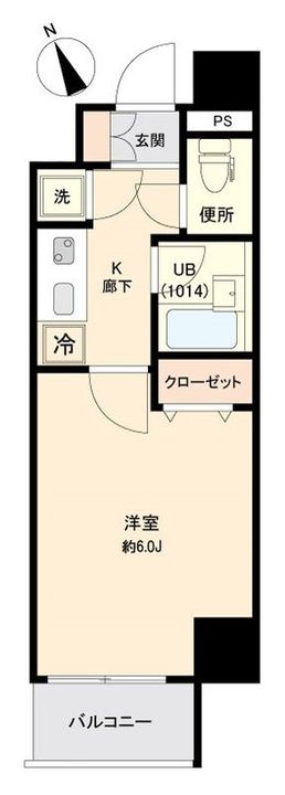 フォレシティ門前仲町の間取り