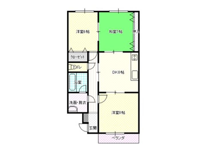 トゥールモンド・パレの間取り