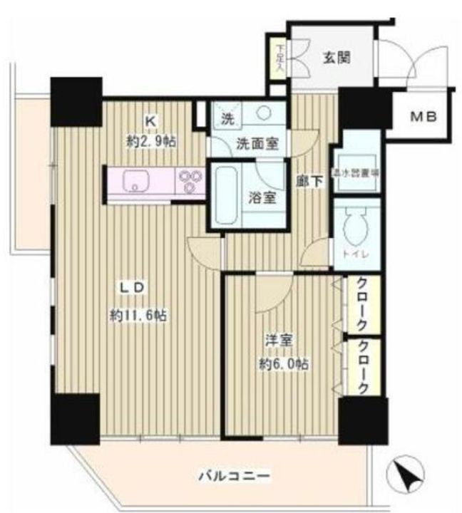 トレステージ目黒の間取り