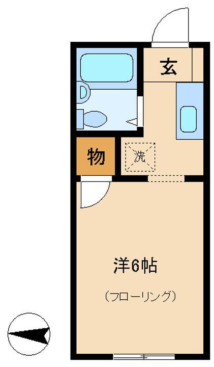 スカイハイツの間取り