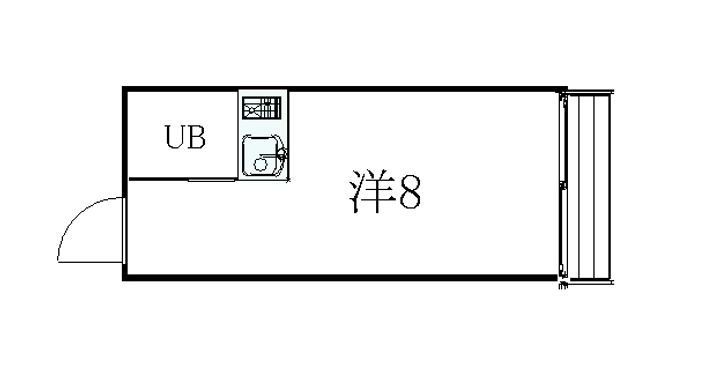 京都府京都市北区衣笠赤阪町(マンション)の賃貸物件の間取り