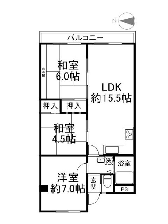 ファミール伏見の間取り