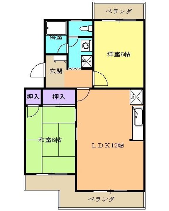 静岡県静岡市葵区竜南3(マンション)の賃貸物件の間取り