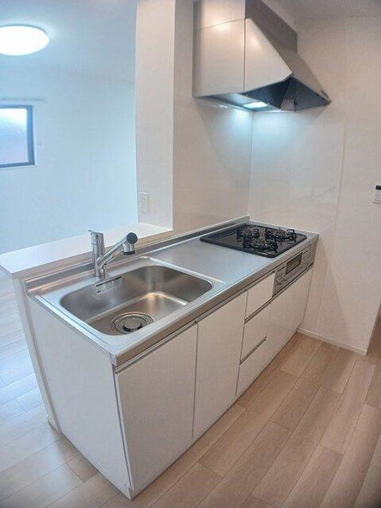 熊本県菊池市西寺(アパート)の賃貸物件のキッチン