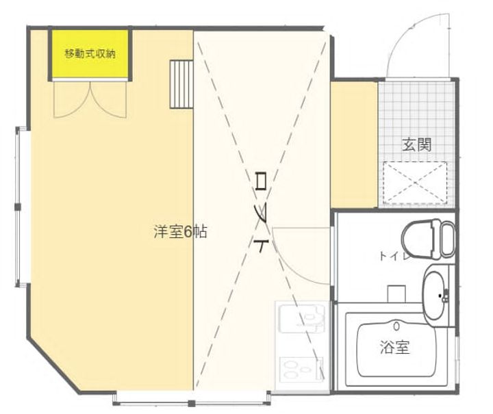 キャッスル東幸の間取り