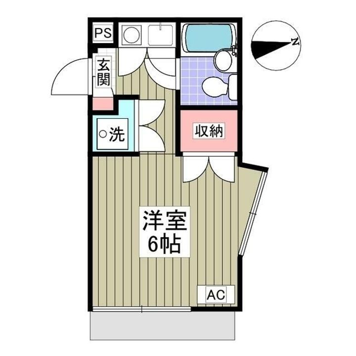 神奈川県平塚市真田4(マンション)の賃貸物件の間取り