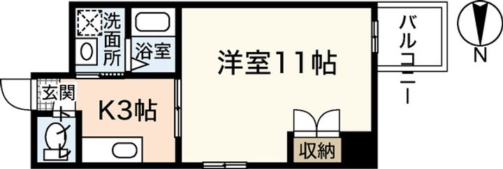 ヴァンサンク堺町の間取り