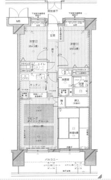 ダイアパレス千城台IIの間取り
