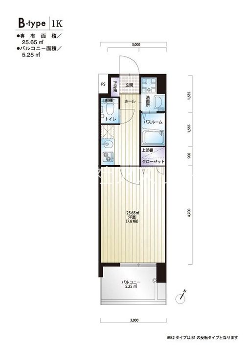福岡県福岡市中央区高砂1(マンション)の賃貸物件の間取り