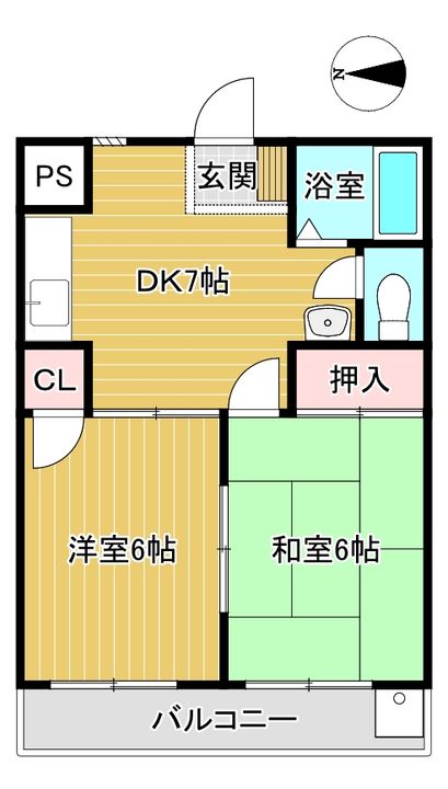 埼玉県川口市並木1(マンション)の賃貸物件の間取り