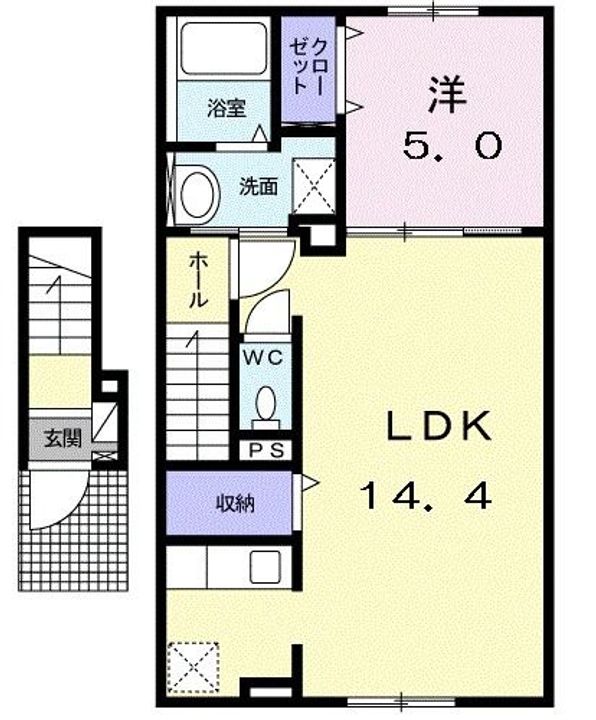 スパライ銀世Vの間取り