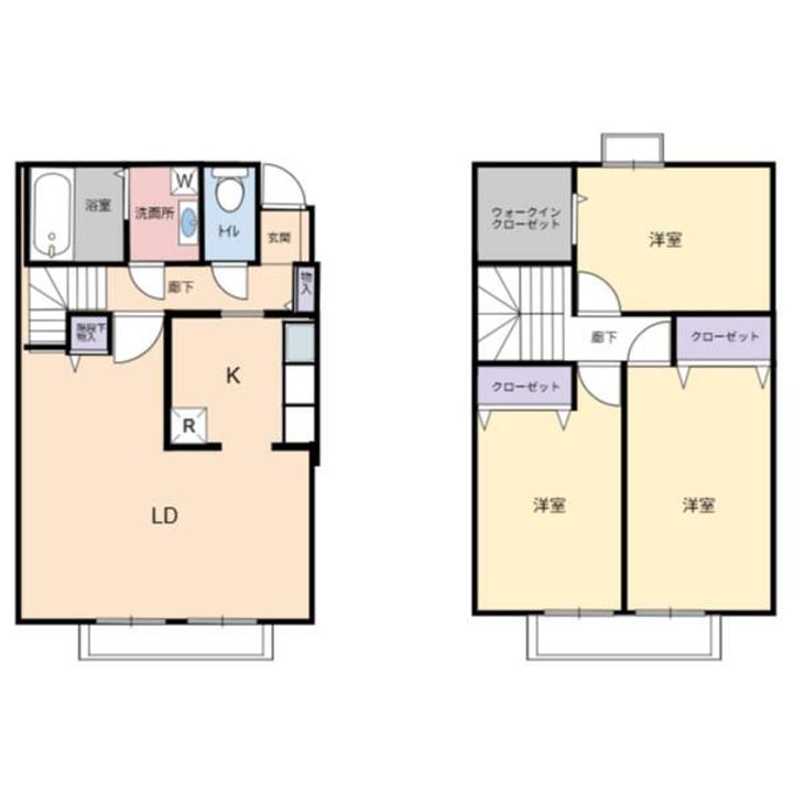 ディアコート西明石の間取り