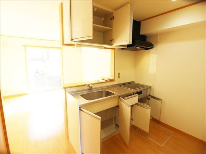 広島県広島市安佐南区山本5(アパート)の賃貸物件のキッチン