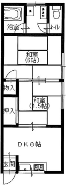 ハイツフォーの間取り