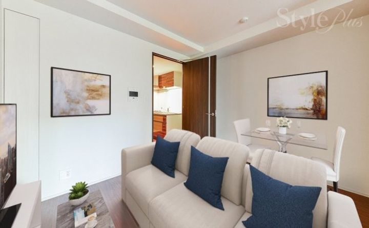 オープンレジデンシア名古屋駅THE COURTの居間