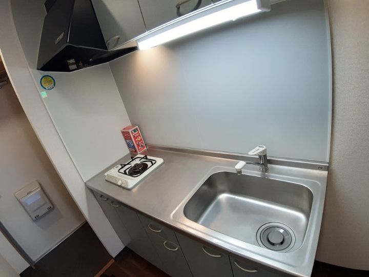 静岡県浜松市中央区紺屋町(マンション)の賃貸物件のキッチン