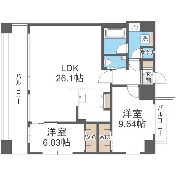 プレジオ帝塚山の間取り