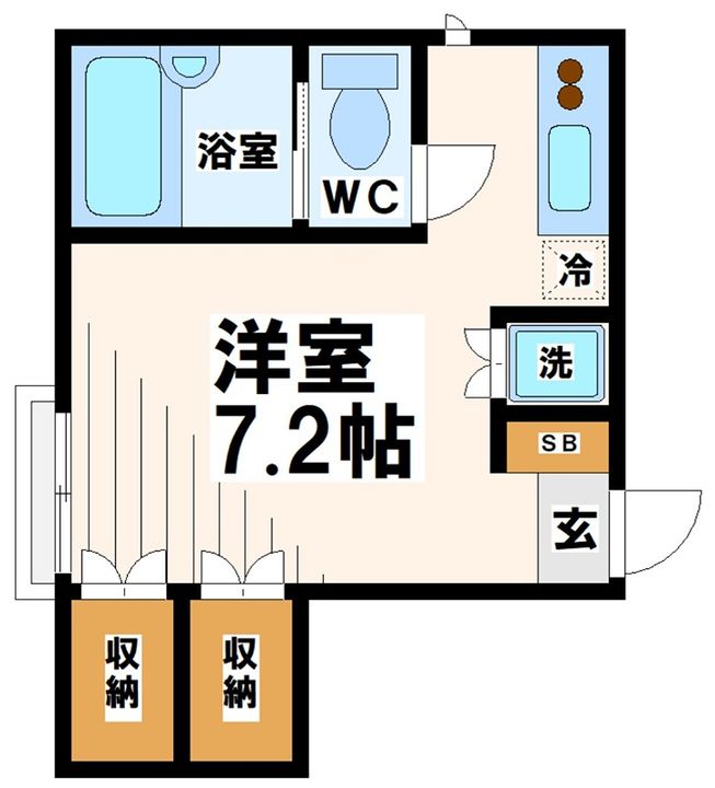 東京都府中市住吉町4(アパート)の賃貸物件の間取り