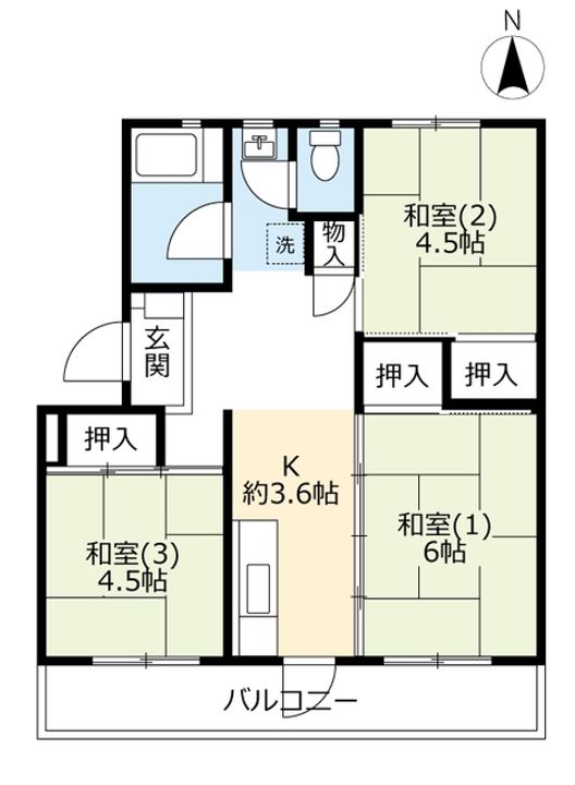 UR善行の間取り