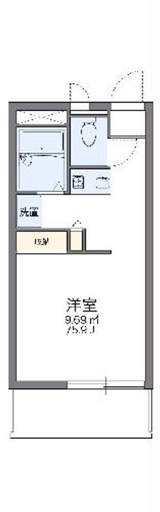 レオパレスSaintの間取り