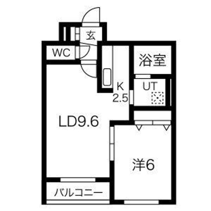 クラリス澄川の間取り