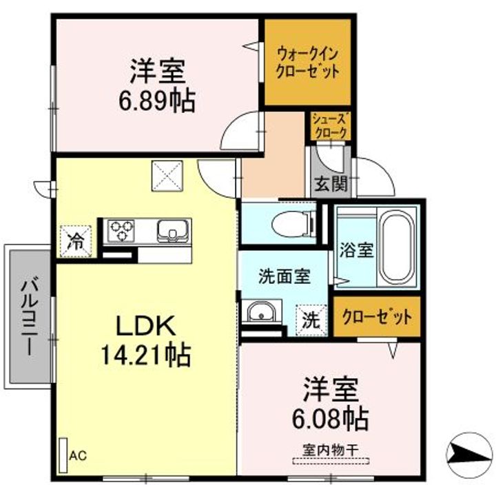 グランメゾンの間取り