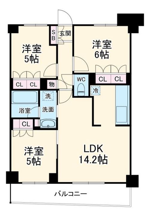 オープンレジデンシア和光プレイスの間取り