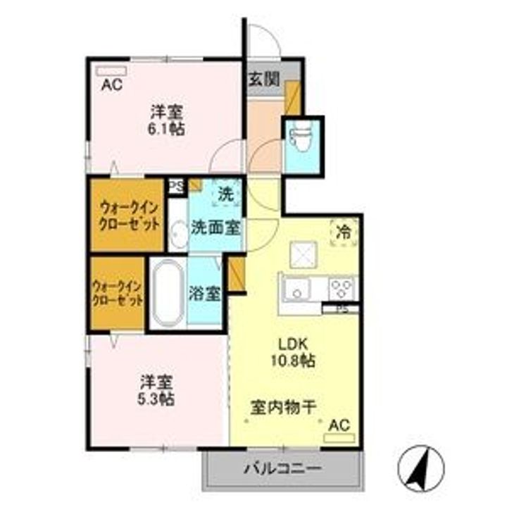 サンライズパレの間取り